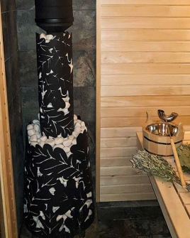 Дровяная банная печь GrillD Dubravo 200 Window (дверца со стеклом)
