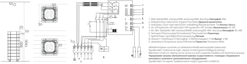 Электрокаменка Tulikivi Nuoska Graphite 10,5 kW