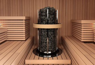 Печь для сауны Sawo Tower TH3-60NS-P круглая, 6 кВт, без пульта